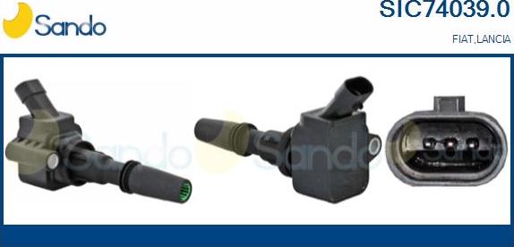 Sando SIC74039.0 - Bobina d'accensione www.autoricambi360.it
