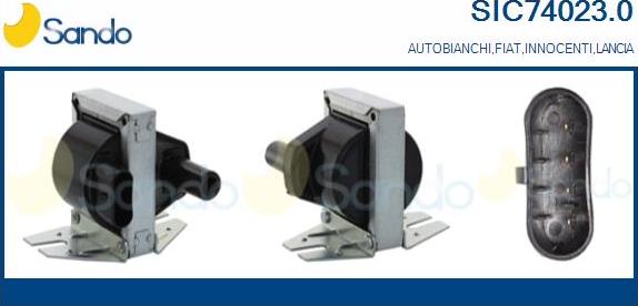 Sando SIC74023.0 - Bobina d'accensione www.autoricambi360.it