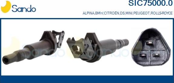 Sando SIC75000.0 - Bobina d'accensione www.autoricambi360.it