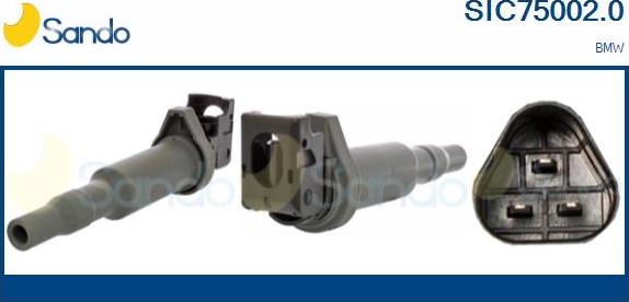 Sando SIC75002.0 - Bobina d'accensione www.autoricambi360.it