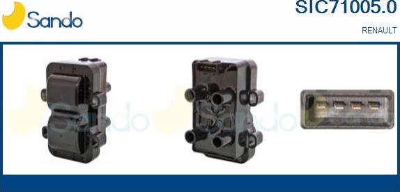 Sando SIC71005.0 - Bobina d'accensione www.autoricambi360.it