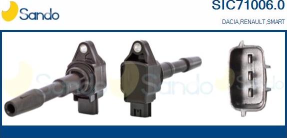 Sando SIC71006.0 - Bobina d'accensione www.autoricambi360.it