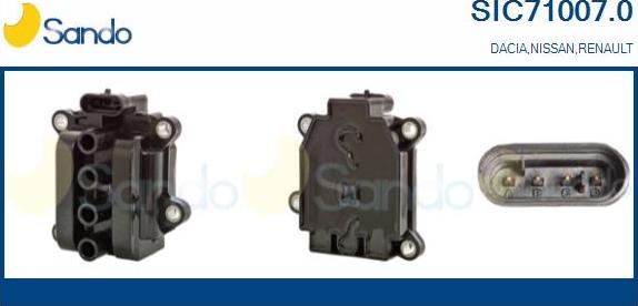 Sando SIC71007.0 - Bobina d'accensione www.autoricambi360.it
