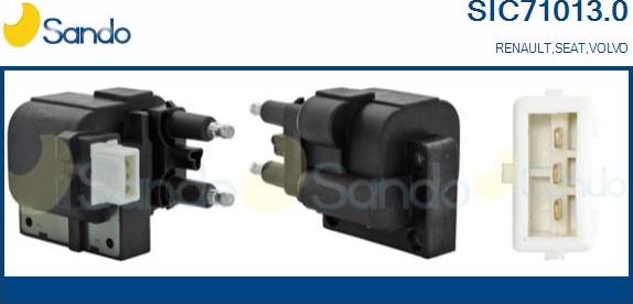Sando SIC71013.0 - Bobina d'accensione www.autoricambi360.it