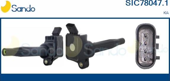 Sando SIC78047.1 - Bobina d'accensione www.autoricambi360.it