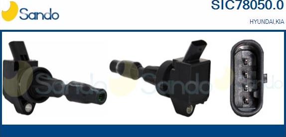 Sando SIC78050.0 - Bobina d'accensione www.autoricambi360.it