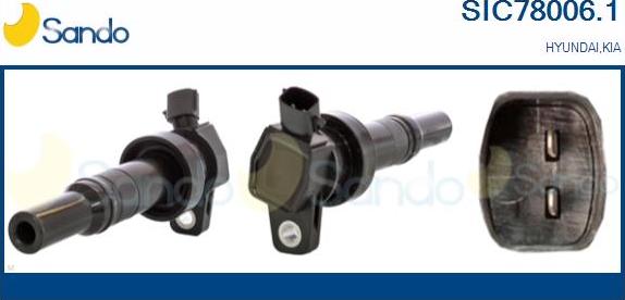 Sando SIC78006.1 - Bobina d'accensione www.autoricambi360.it