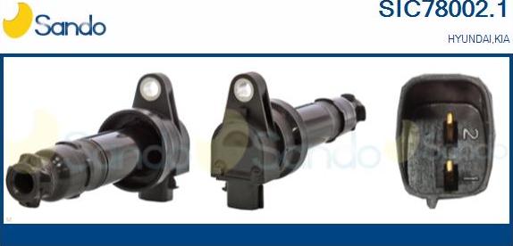 Sando SIC78002.1 - Bobina d'accensione www.autoricambi360.it