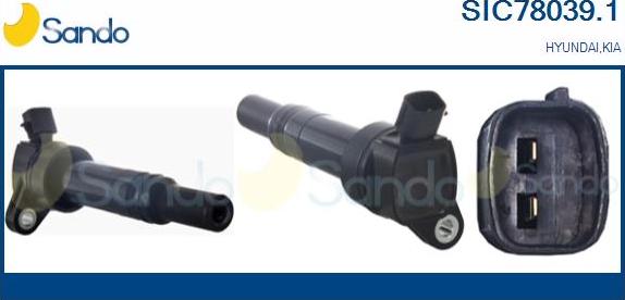 Sando SIC78039.1 - Bobina d'accensione www.autoricambi360.it
