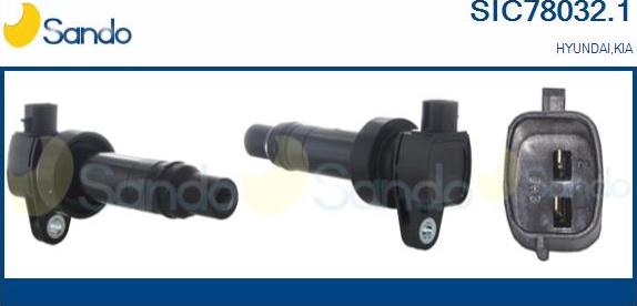 Sando SIC78032.1 - Bobina d'accensione www.autoricambi360.it
