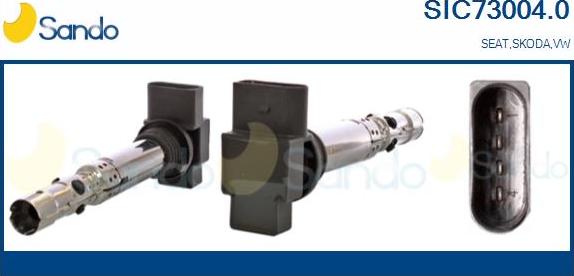 Sando SIC73004.0 - Bobina d'accensione www.autoricambi360.it