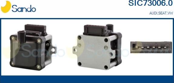 Sando SIC73006.0 - Bobina d'accensione www.autoricambi360.it