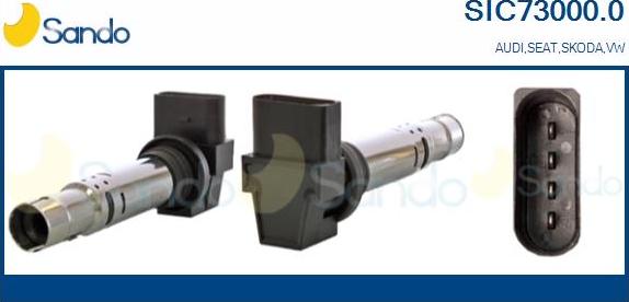 Sando SIC73000.0 - Bobina d'accensione www.autoricambi360.it
