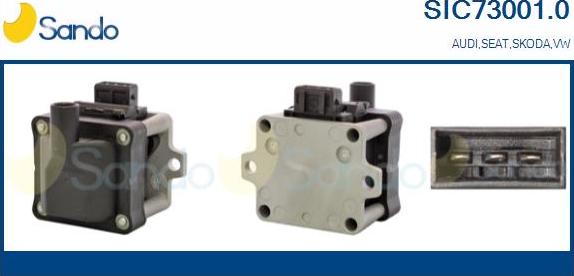 Sando SIC73001.0 - Bobina d'accensione www.autoricambi360.it