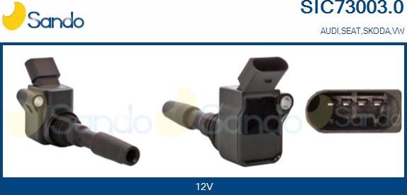 Sando SIC73003.0 - Bobina d'accensione www.autoricambi360.it