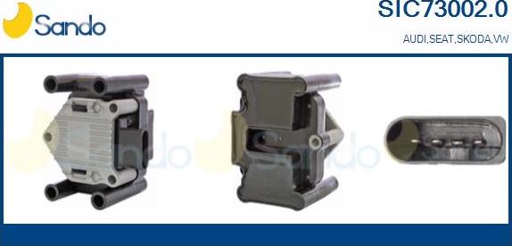 Sando SIC73002.0 - Bobina d'accensione www.autoricambi360.it