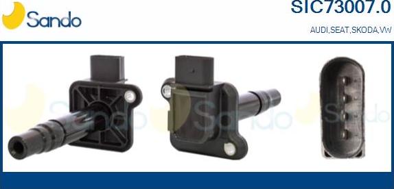 Sando SIC73007.0 - Bobina d'accensione www.autoricambi360.it