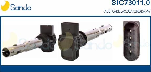 Sando SIC73011.0 - Bobina d'accensione www.autoricambi360.it