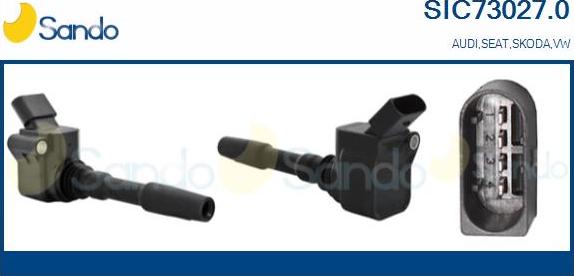 Sando SIC73027.0 - Bobina d'accensione www.autoricambi360.it