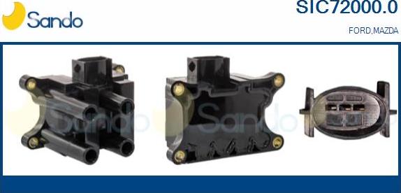 Sando SIC72000.0 - Bobina d'accensione www.autoricambi360.it