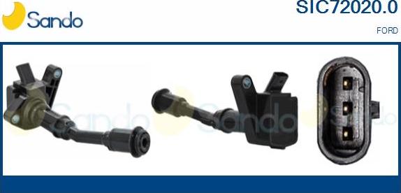 Sando SIC72020.0 - Bobina d'accensione www.autoricambi360.it
