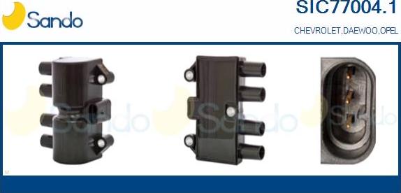 Sando SIC77004.1 - Bobina d'accensione www.autoricambi360.it