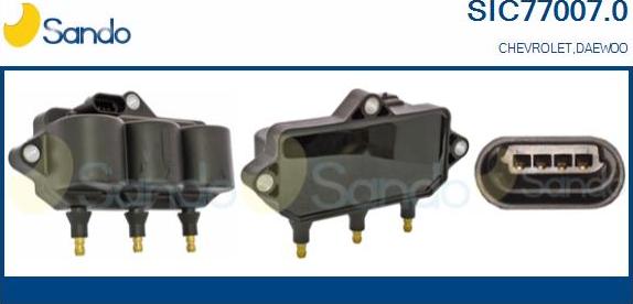 Sando SIC77007.0 - Bobina d'accensione www.autoricambi360.it