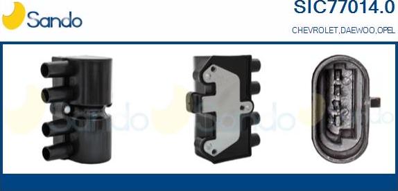 Sando SIC77014.0 - Bobina d'accensione www.autoricambi360.it