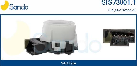 Sando SIS73001.1 - Interruttore, Accensione / motorino d'avviamento www.autoricambi360.it