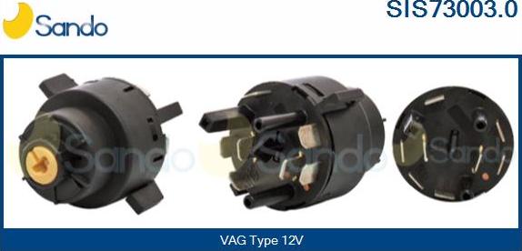 Sando SIS73003.0 - Interruttore, Accensione / motorino d'avviamento www.autoricambi360.it