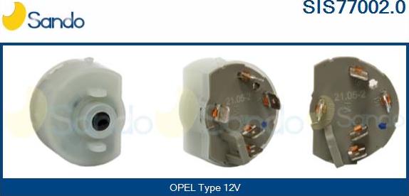 Sando SIS77002.0 - Interruttore, Accensione / motorino d'avviamento www.autoricambi360.it