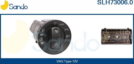 Sando SLH73006.0 - Interruttore, Faro principale www.autoricambi360.it
