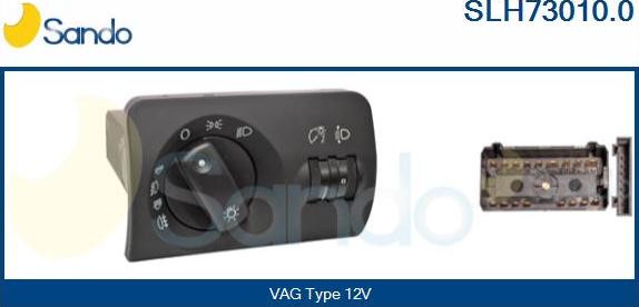 Sando SLH73010.0 - Interruttore, Faro principale www.autoricambi360.it