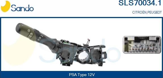 Sando SLS70034.1 - Leva devio guida www.autoricambi360.it