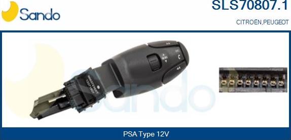 Sando SLS70807.1 - Interruttore comando, Imp. regolazione velocità www.autoricambi360.it