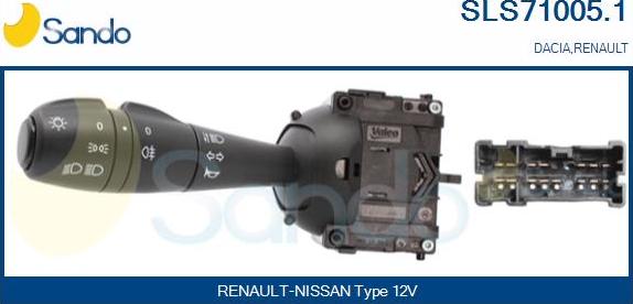 Sando SLS71005.1 - Leva devio guida www.autoricambi360.it