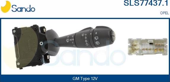 Sando SLS77437.1 - Leva devio guida www.autoricambi360.it