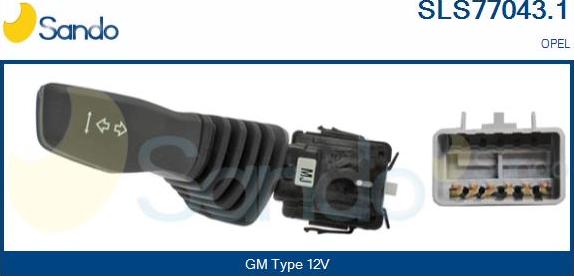 Sando SLS77043.1 - Leva devio guida www.autoricambi360.it