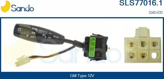 Sando SLS77016.1 - Leva devio guida www.autoricambi360.it