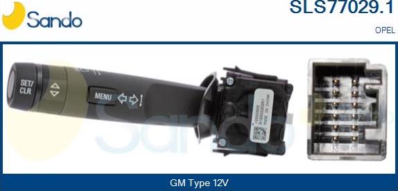 Sando SLS77029.1 - Interruttore lampeggiatore www.autoricambi360.it