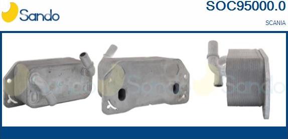 Sando SOC95000.0 - Radiatore olio, Olio motore www.autoricambi360.it