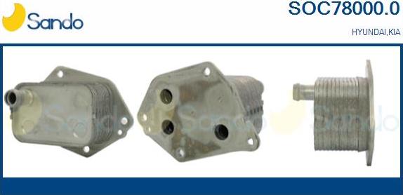 Sando SOC78000.0 - Radiatore olio, Olio motore www.autoricambi360.it