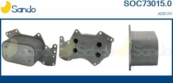 Sando SOC73015.0 - Radiatore olio, Olio motore www.autoricambi360.it