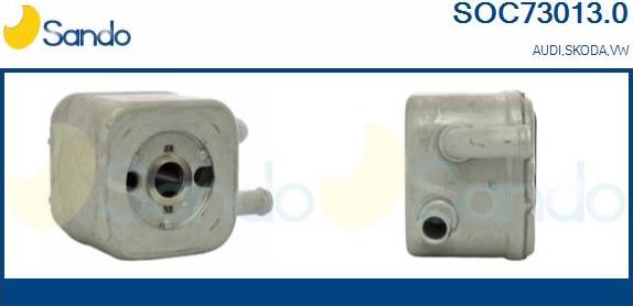 Sando SOC73013.0 - Radiatore olio, Olio motore www.autoricambi360.it