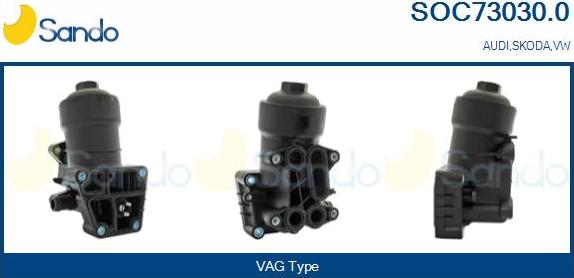 Sando SOC73030.0 - Radiatore olio, Olio motore www.autoricambi360.it