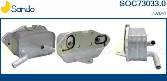 Sando SOC73033.0 - Radiatore olio, Olio motore www.autoricambi360.it