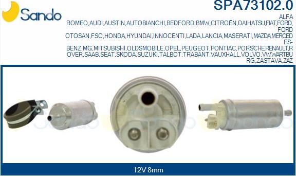 Sando SPA73102.0 - Pompa carburante www.autoricambi360.it