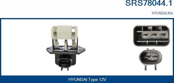 Sando SRS78044.1 - Resistore addizionale, Elettromotore-Ventola radiatore www.autoricambi360.it