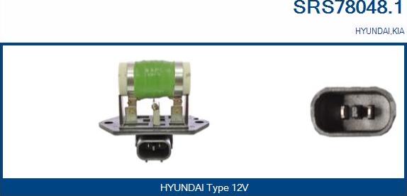 Sando SRS78048.1 - Resistore addizionale, Elettromotore-Ventola radiatore www.autoricambi360.it