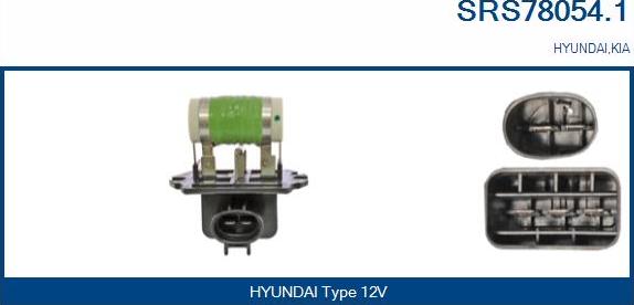 Sando SRS78054.1 - Resistore addizionale, Elettromotore-Ventola radiatore www.autoricambi360.it